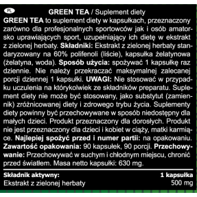 Real Pharm - Green Tea Zielona Herbata 90kaps