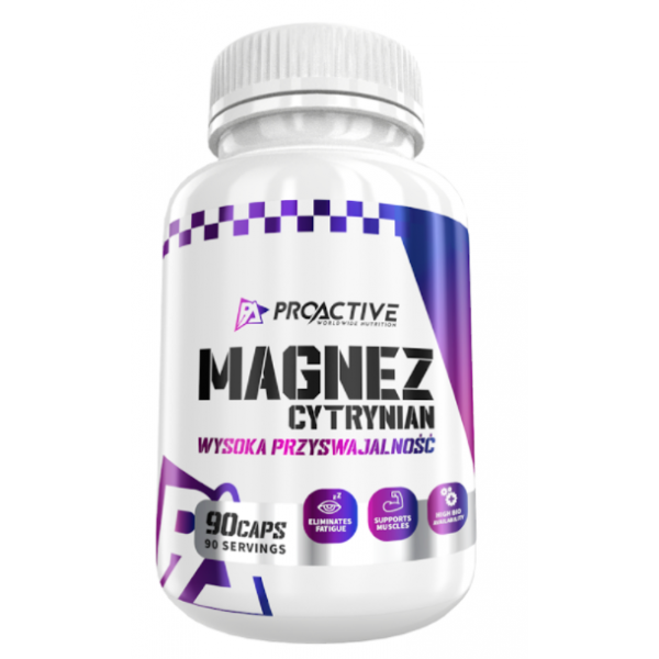 ProActive Cytrynian Magnezu 90 kaps