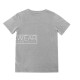 Real WEAR T-Shirt "Front back" Grey