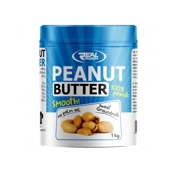Real Pharm Peanut Butter Smooth 1000g