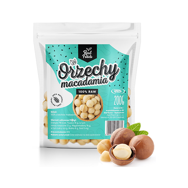 Real Foods - Orzechy Macadamia 200g
