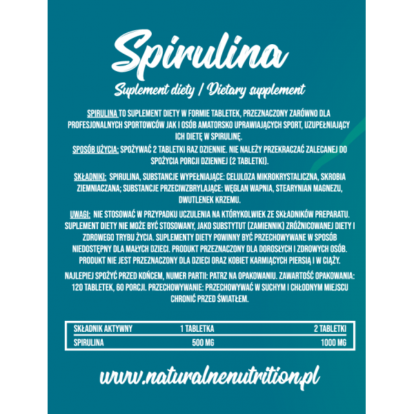 Nutribel Poudre de Spiruline Bio 200g