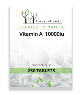 FOREST Vitamin Witamina A 10000iu 250tab.