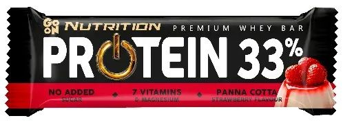 Sante Go On Protein Bar 33% 50g panna cotta strawberry