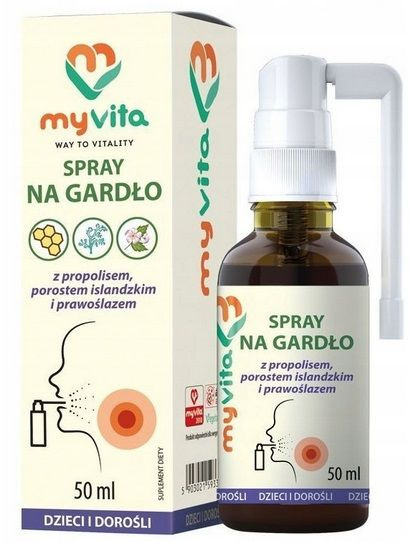 MyVita Spray na Gardło (dzieci i dorośli) 50ml