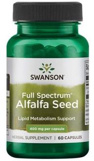 Swanson Alfalfa 400mg 60kaps