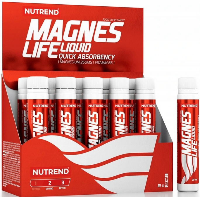 Nutrend Magneslife 25ml [BOX 10 szt.] cherry