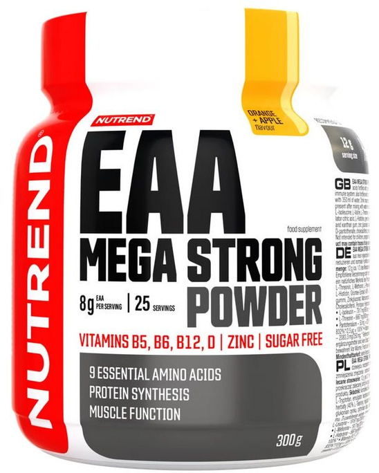 Nutrend EAA Mega Strong Powder 300g Orange Apple