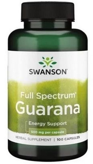 Swanson Guarana 500mg 100kaps