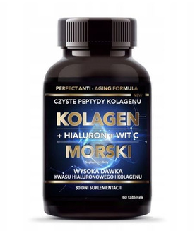 Intenson - Kolagen Morski + Hialuron + wit. C 60t