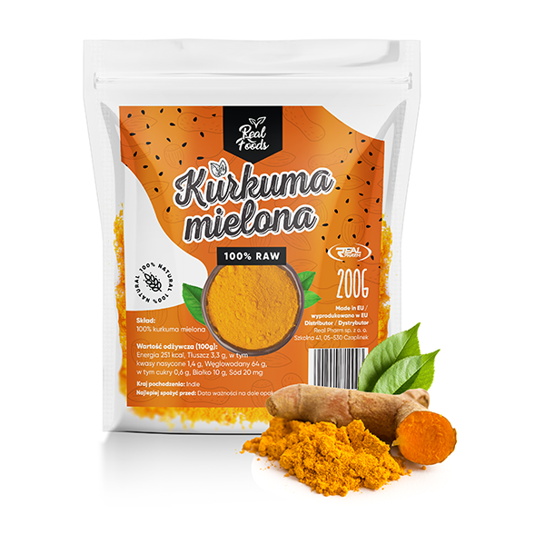 Real Foods - Gemahlener Kurkuma 200g