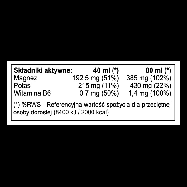 Real Pharm MAX MAG  + POTAS SHOT Magnez + Potas 80ml