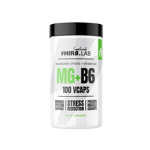 Hiro.Lab Magnesium + Vitamin B6 100vcaps