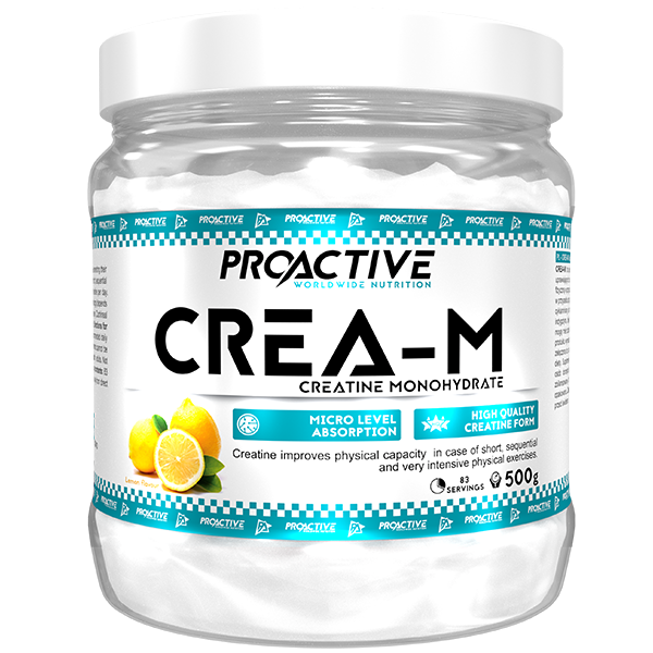 MONOHYDRAT KREATYNY ProActive Crea M 500g LEMON