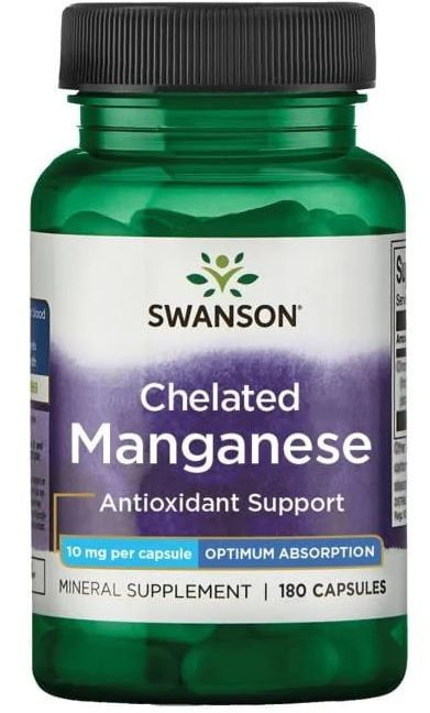 Swanson Albion Chelat Magnezu 10mg 180kaps