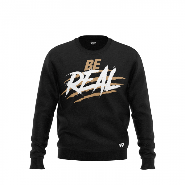 Real Pharm Bluza Czarna BE REAL M