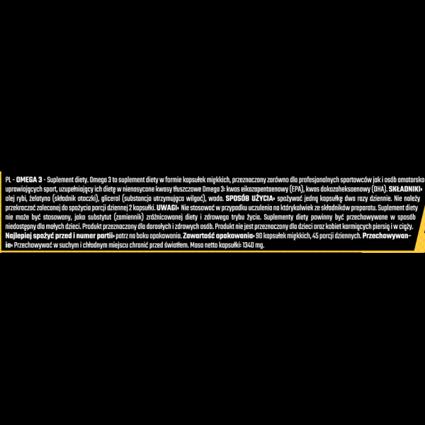 Muscle Care Omega 3 1000 Kwas Omega 3 - 90 caps