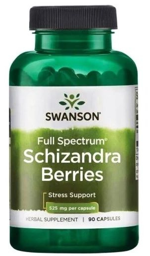 Swanson Cytryniec Chiński Schizandra 525mg 90 cap