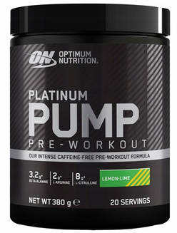 Optimum Platinum Pump Preworkout 380g Lemon Lime