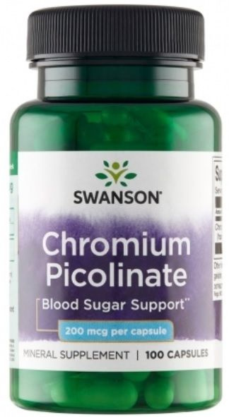 Swanson Chromium Picolinate 200mcg 100caps