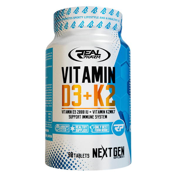 Real Pharm VITAMIN D3 + K2 90 tabs