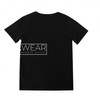 Real WEAR T-Shirt "Front back" Black