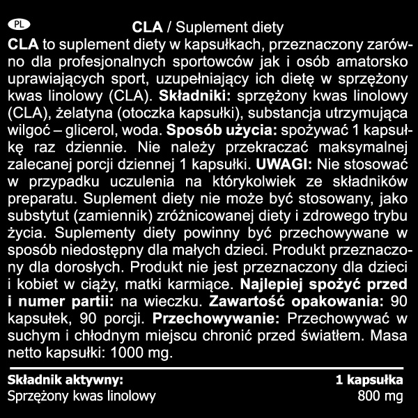 Real Pharm CLA Kwas linolowy  90kaps