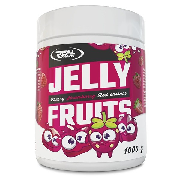 Real Pharm Jelly Fruits 1000g Red Fruits FRUŻELINA Czerwone Owoce