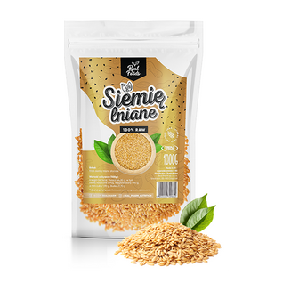 Real Foods - Siemię Lniane Złote 1000g