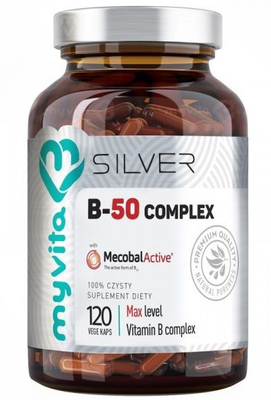 MyVita Silver Pure 100% B-50 B-Complex 120kaps