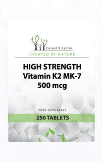 Forest Vitamin K2 MK-7 500mcg 250 tabletek