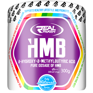 REAL PHARM AMINOKWASY HMB 300G Pomarańcza Cytryna