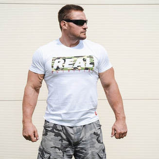 Real Pharm T-shirt WEISS MORO