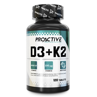 Proactive D3+K2 4000iu 120tab.