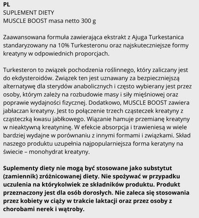 Iron Horse Muscle Boost 300g orange