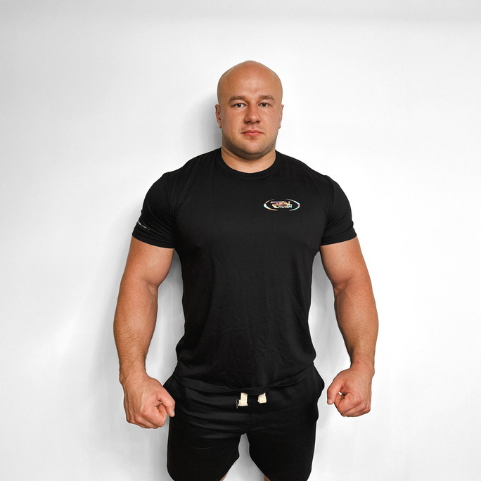 Real Pharm T-shirt Black Holo L