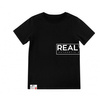 Real WEAR T-Shirt "Front back" Black