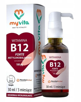 MyVita Krople wit. B12 (metylokobalamina) 30ml
