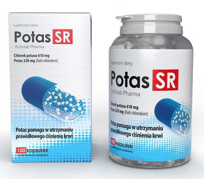 Activlab Potas SR 100caps.