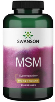 Swanson MSM 500mg 250 kapsułek