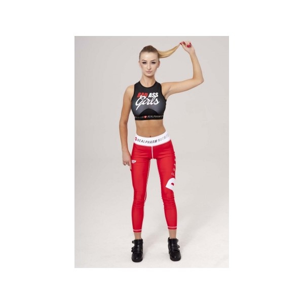 Real Wear Leggings "Barbell" Red