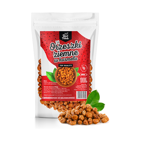 Real Foods - Nuts in caramel 1000g