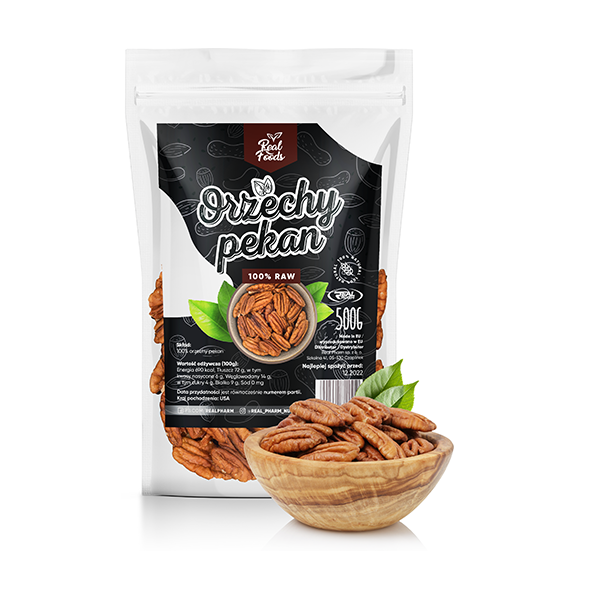 Real Foods - Orzechy Pecan 500g
