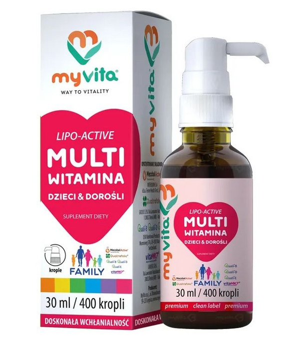 MyVita Krople Multiwitamina (dzieci /dorośli) 30ml
