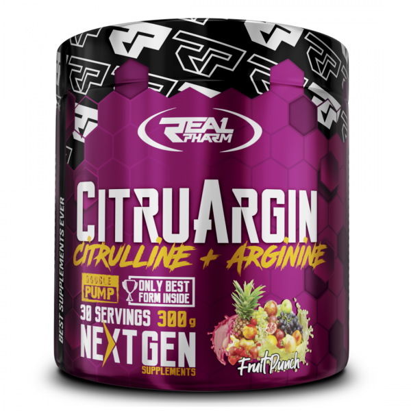 Real Pharm - CitruArgin CITRULINE ARGININE 300g Lemon
