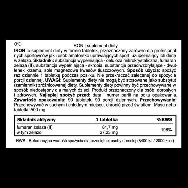 Real Pharm - Iron 90tab