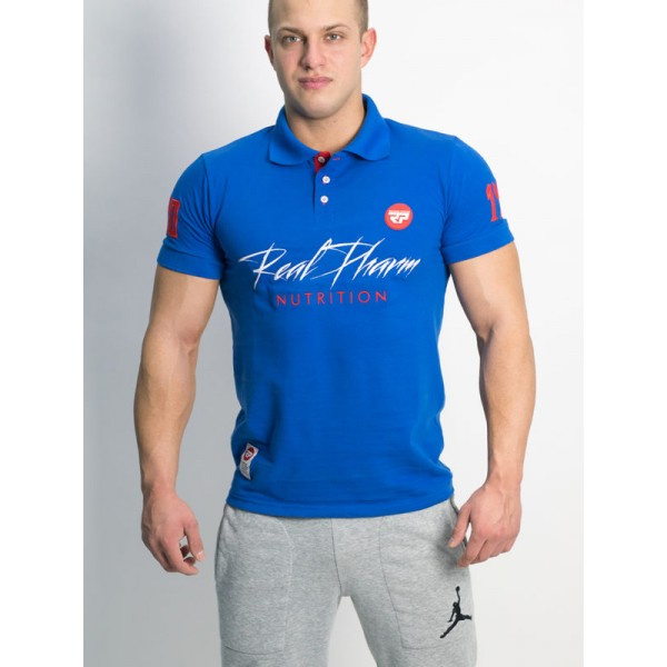 POLO REAL PHARM NIEBIESKI XL