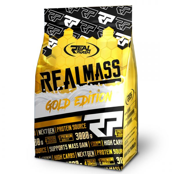 Real Mass Gold Edition Gainer 3KG Banana