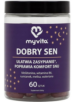 MyVita Żelki naturalne Dobry Sen 60szt