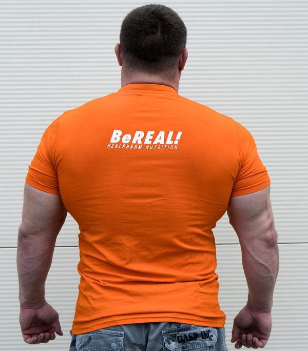 Real Wear T-shirt "Alpha Arm" Orange